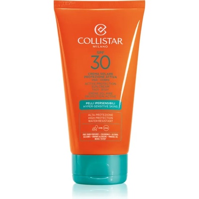 Collistar Special Perfect Tan Active Protection Sun Cream водоустойчив крем за слънчеви бани SPF 30 150ml