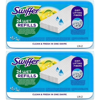 Swiffer Vlhčené utěrky na podlahu Citrus Fresh 48 ks