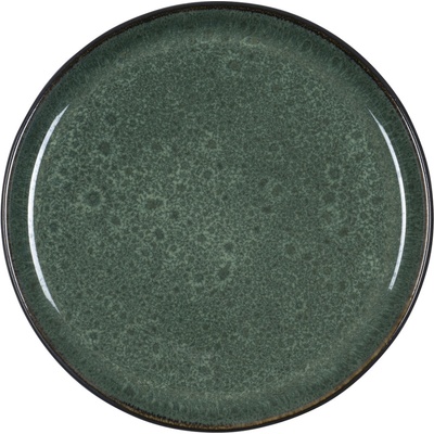 Bitz Zelený/čierny dezertný kameninový tanier 21 cm Gastro Green/Black