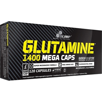 Olimp Sport Nutrition Glutamine 1400 Mega Caps, 120 Capsules