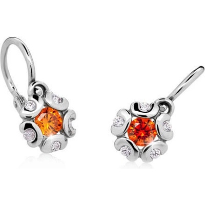 Cutie Jewellery detské náušnice z bieleho zlata C2178-10-X-2 biela