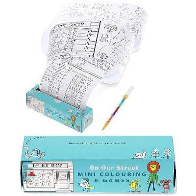 Мини комплект за оцветяване и игри Rex London - На нашата улица (30957)