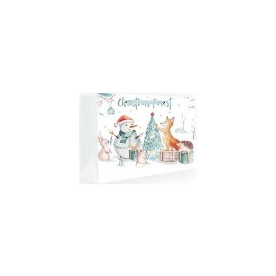 EUROCOM Подаръчни торбичка XMAS Jumbo Deluxe, 33x20x46 cm, 77564 (31496-А-77564)