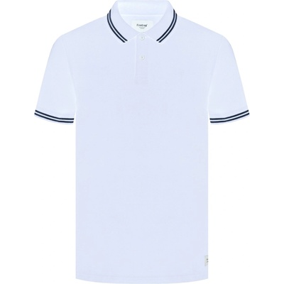 Firetrap Мъжка блуза с яка Firetrap Lazer Polo Shirt Mens - White