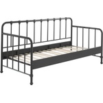 VIPACK Сиво метално детско легло 90x200 cm BRONXX - Vipack (BRKB9018)