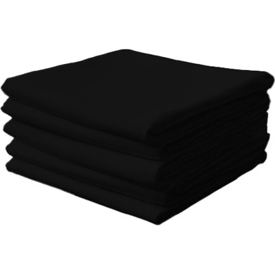 MEBLE Ubrousek ODNOWA černý polyester 10 ks. 50x50cm