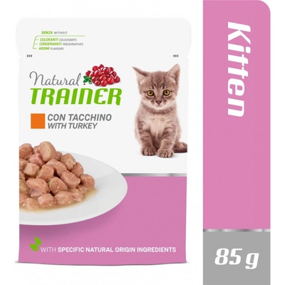 Natural Trainer Cat Kitten & Young krůtí 85 g