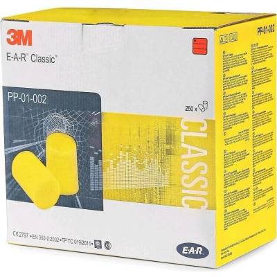 Zátkové chrániče sluchu 3M E-A-R CLASSIC, bal. 250 párů
