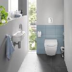 GROHE Комплект окачена тоалетна чиния Grohe Euro Ceramic Compact Rimless Triple Vortex с капак с плавно затваряне (39206000+39330002)