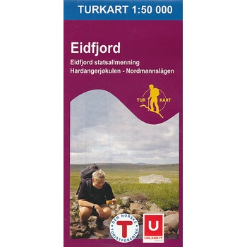 mapa Eidfjord 1:50 t.