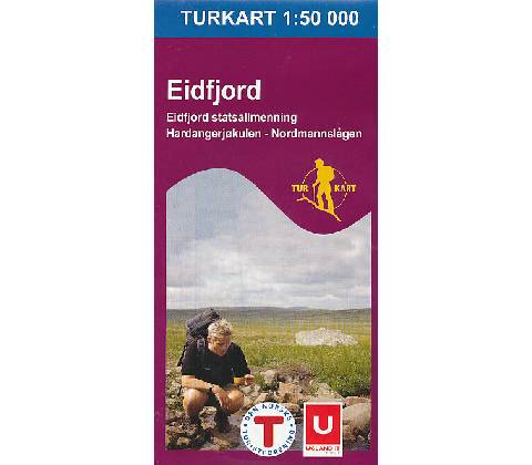 mapa Eidfjord 1:50 t.