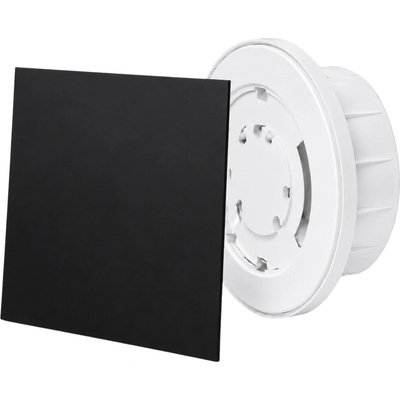 airRoxy dRim A100c univerzální designový anemostat (černá matná, plexi)