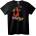 NOONEBRAND Тениска Духовен водач лисица - 4XL, Black