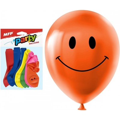 balónek nafukovací sáček smile 23 cm mix