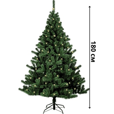 Коледна елха Kring Promo 180 см. с 200 LED светлини, топла светлина, метална стойка 1543