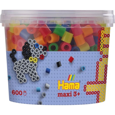 Hama Maxi koráliky v tube mix - 600 ks
