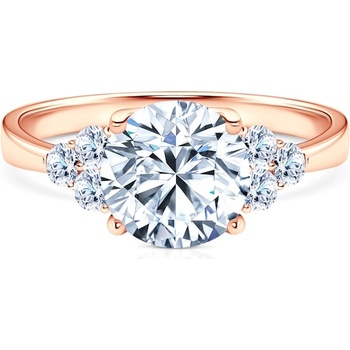 SAVICKI Годежен пръстен Fairytale: розово злато, лабораторен диамант