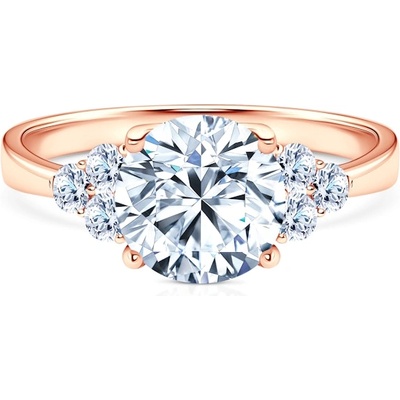 SAVICKI Годежен пръстен Fairytale: розово злато, лабораторен диамант