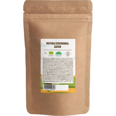 BrainMax Pure Čaj Matcha Ceremonial Japan BIO 50 g