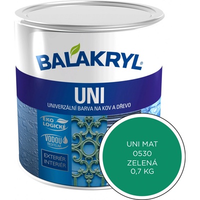 Balakryl Uni Mat 0,7 kg zelená