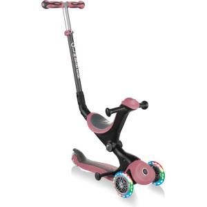 Globber Тротинетка 3 в 1 Globber Go Up Deluxe Lights Pink (646-210) Тротинетка, скутер