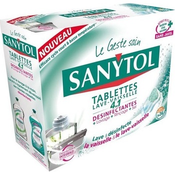 Sanytol 4v1 tablety do myčky nádobí 40 ks
