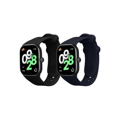 kwmobile 2x Гривна за Xiaomi Redmi Watch 4 - син