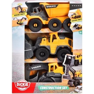 Dickie Toys Дики: Детски комплект Volvo строителни машини - 3 бр (203722015)