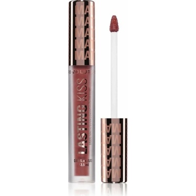 Revolution Lasting Kiss Liquid Matte Stain ľahký tekutý matný rúž Sultry Mauve 2,5 ml