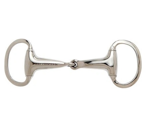 SEFTON THICK SOLID EGGBUTT BIT MOUTHPIECE