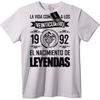 NOONEBRAND 24-годишна легенда тениска - 2XL, White
