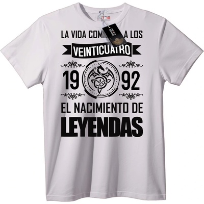 NOONEBRAND 24-годишна легенда тениска - 2XL, White