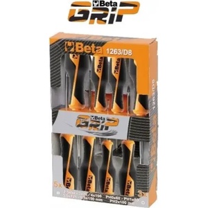Beta Комплект отвертки 1262 (3 бр) и 1264 (4 бр) в представителна опаковка Beta Tools 1263/D7PZ (012630007)