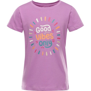 Alpine Pro Детска памучна тениска ALPINE PRO DORGO first bloom вариант pa ALPINE PRO | Lilav | Момчешки | 92-98