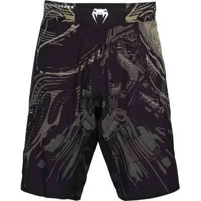 Venum SPACE INVADER FIGHT SHORTS čierna zelená béžová strieborná