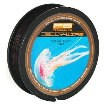 PB Products JELLY WIRE Hook Link 25lb 20m silt