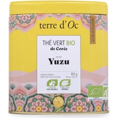 Terre d'Oc Yuzu BIO Zelený čaj 80 g