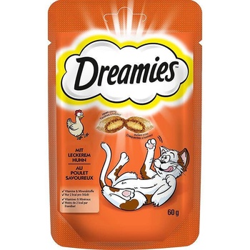 Dreamies лакомство за котки с пиле - 60гр