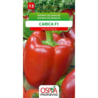 Vyrobce Osiva Semínka Paprika červená zeleninová Carica F1 0,1g