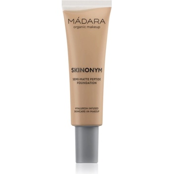 Mádara MÁDARA Skinonym Semi-Matte Peptide дълготраен фон дьо тен с пептиди цвят #55 Clay 30ml