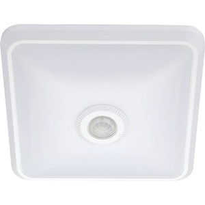 ELMARK St76fbe led ПЛАФОН С pir СЕНЗОР 360° 16w БЯЛ+ab (99ds216/whe)