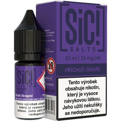 Sic!Salts Grape 10 ml 16 mg