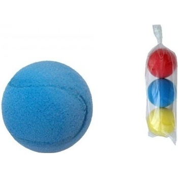 Teddies Soft míč na soft tenis pěnový 7cm 3ks v sáčku