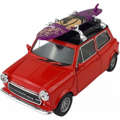 Welly Mini Cooper 1300 Surf Červená 1:34
