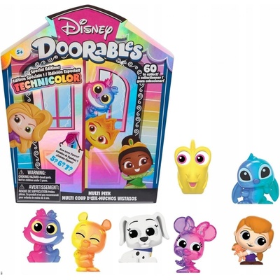 DISNEY DOORABLES SADA FIGÚROK TECHNICOLOR OMBRE STICH PRINCEZNEJ