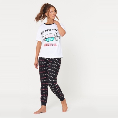 Character Пижама Character Friends Jersey Pj Set - Black/Pink