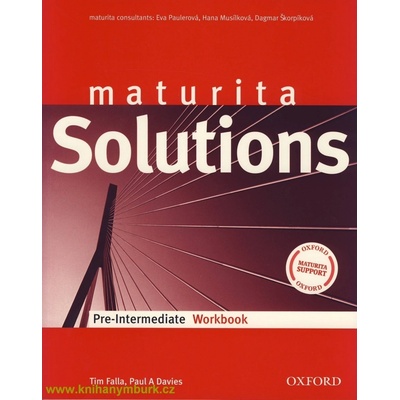 Maturita Solutions Pre-intermediate Workbook pracovní sešit - Paulerová E.,Musílková H.,Škorpíková D.