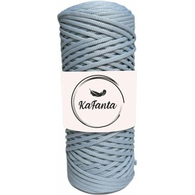 Polyesterová priadza plochá 3mm/100m modro-šedá