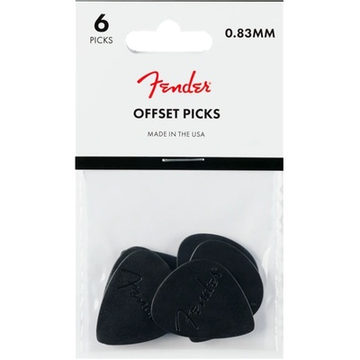 Fender Offset Picks, Black, medium