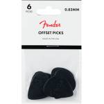 Fender Offset Picks, Black, medium